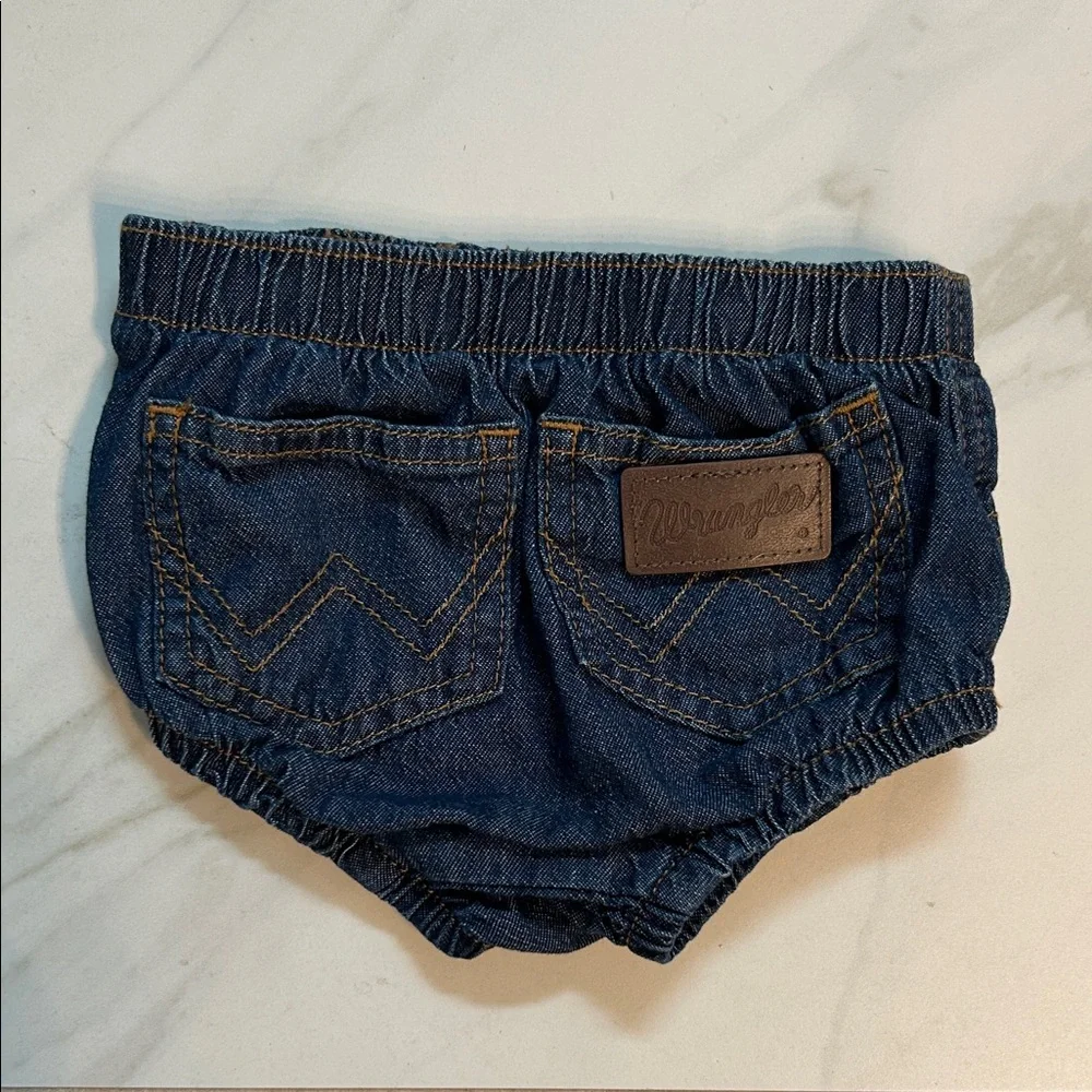 Wrangler Blue Denim Diaper Cover